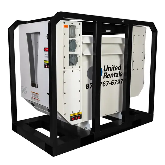 White and black 750 kVA Step Down Transformer, 600V to 480V
