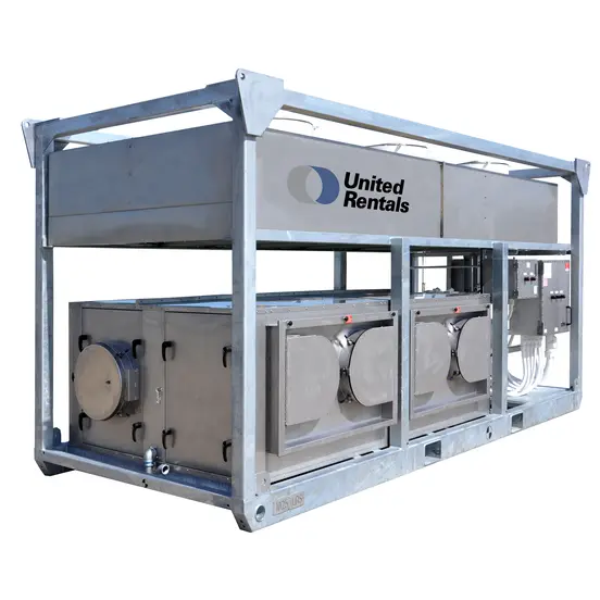 High Static Air Conditioner with Heat, 80-ton, Electric Operation