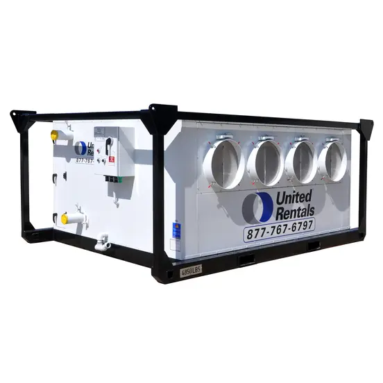 White Air Handler, 120-ton, 460V, Electric Powered