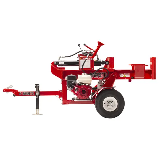 Red Barretto log splitter
