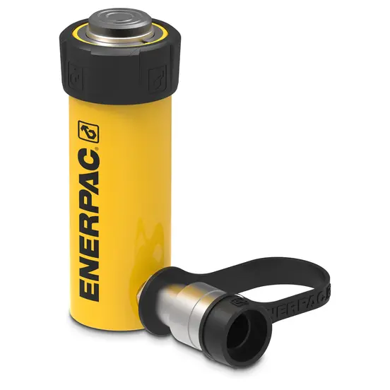Yellow Enerpac Hydraulic Ram