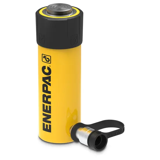 Yellow Enerpac Hydraulic Ram