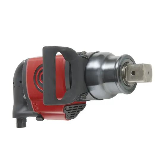 Black and red CHICAGOPN Impact Wrench, 1 1/2 in. Drive, #5 Spline