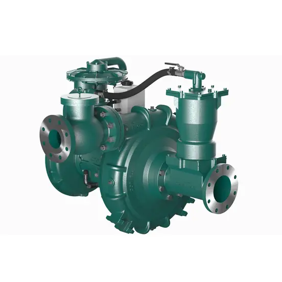 Green CORNELL Super Vacuum Assisted Centrifugal Pump, 6 in. by 4 in., Diesel Powered