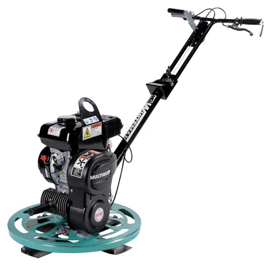 Black and green MULTIQUIP Concrete Finisher, 24-30 in., Gas Powered