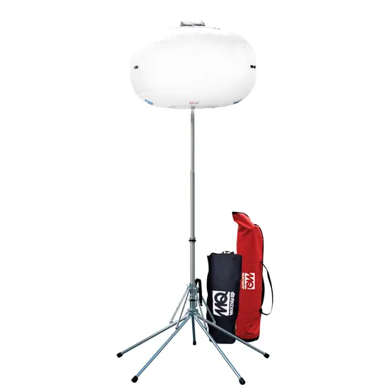 Multiquip Diffuser Balloon Light With a Stand and an LED Lamp