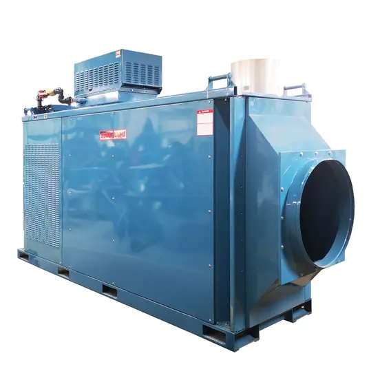 Blue SUREFLAME Indirect Heater, 1,500,000 BTU, Propane/Natural Gas Dual Fuel