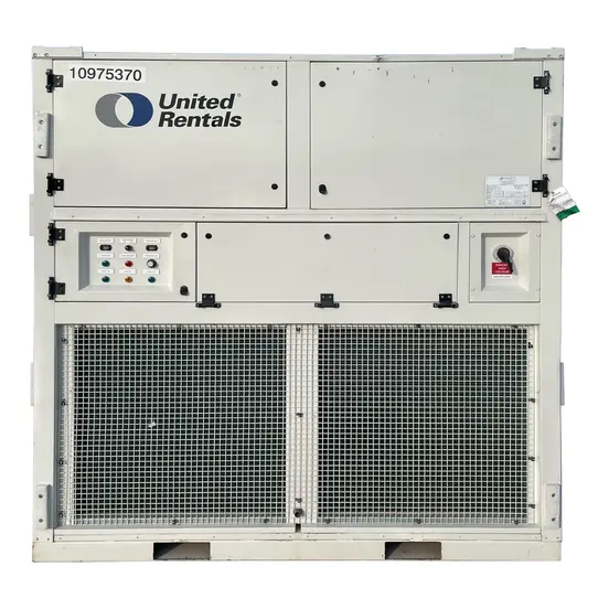 Beige CAPS 20-Ton Vertical Industrial Air Conditioner With Heat, 460V