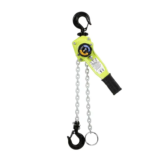 Yelow and black ans silver AMH Come-A-Long Tool, 1 Ton