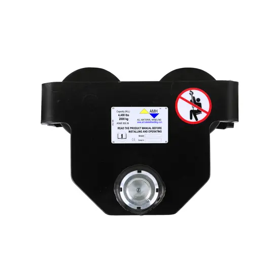 Black AMH Beam Trolley, 2 Ton