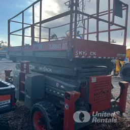 2019 Skyjack SJ8841RT Rough Terrain Scissor Lift